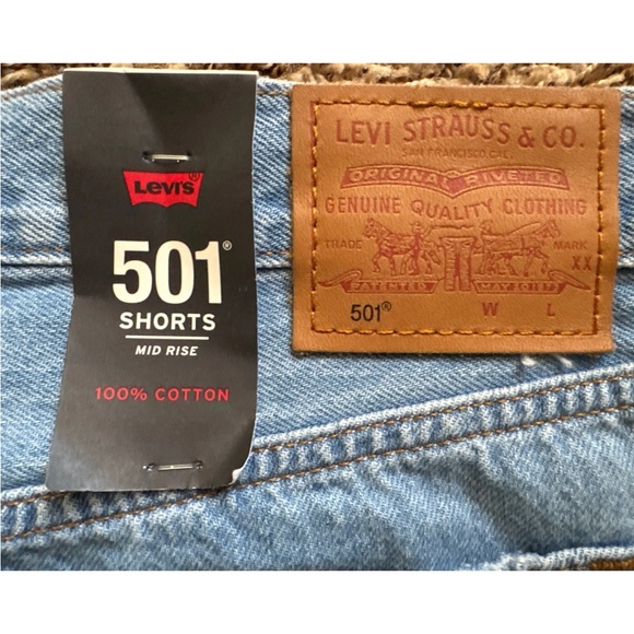 Levi's 501 Short Premium Mid Rise Size 29 - Picture 16 of 16